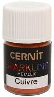 Мика-порошок "CERNIT Sparkling powder. Metallic" (медь; 3 г)