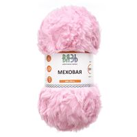 Пряжа "Меховая №08" (100 г; 55 м; розовый)