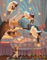 Картина по номерам "Волшебство сна" (400х500 мм)