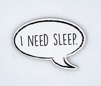 Брошь "I need sleep" (арт. 1057)
