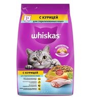Корм сухой для стерилизованных кошек "Вкусные подушечки с курицей" (1,9 кг)