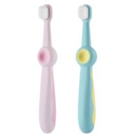 Набор зубных щёток "Смайлик" (бирюзовый, розовый)