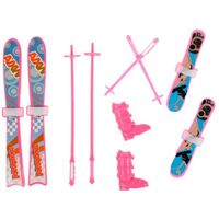 Набор аксессуаров для куклы "Зимний спорт. Лыжи"