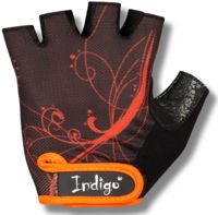 Перчатки для фитнеса "SB-16-1743" (черно-оранжевые; S)