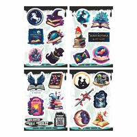 Набор виниловых наклеек "Книги: фэнтези"