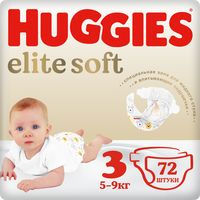 Подгузники "Elite Soft 3" (5-9 кг; 72 шт.)