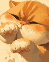 Картина по номерам "У меня лапки" (400х500 мм)