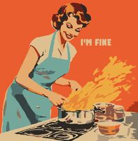 Картина по номерам "Всё в порядке" (200х200 мм)