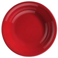 Тарелка фарфоровая "Harlek" (200 мм; красная)