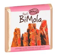 Шоколад молочный "BiMola. С ягодами годжи и семенами чиа" (70 г)
