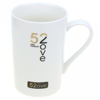 Кружка фарфоровая "52" (370 мл)