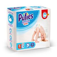 Подгузники-трусики "Pufies Pants Sensitive Extra Large" (15+ кг; 38 шт.)