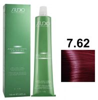 Крем-краска для волос "С экстрактом женьшеня и рисовыми протеинами" тон: 7.62, красно-фиолетовый блонд