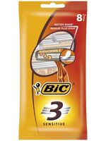 Станок для бритья одноразовый "BIC 3 Sensitive" (8 шт.)