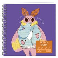 Скетчбук "Привет, я Моль!" (195х195 мм)