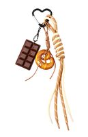 Брелок "Шоколад и крендель"