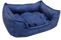 Лежак для животных "Комфорт" (55х50х18 см; синий)