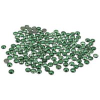 Стразы термоклеевые для рукоделия (2 мм; 150 шт.; темно-зеленый)