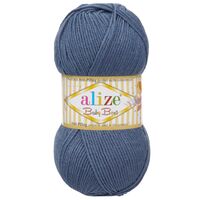 Пряжа "Baby Best №418" (100 г; 240 м; светлый индиго)