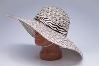 Шляпа женская "Зебра"