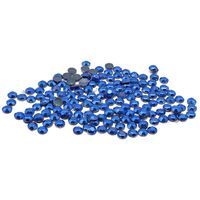 Стразы термоклеевые для рукоделия (2 мм; 150 шт.; синий)
