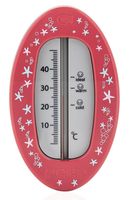 Термометр для ванны "Морские звёздочки" (ягодно-красный)