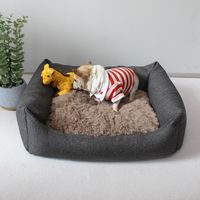 Лежанка для животных "Mатех Pet Lux" (50х40х15 см; темно-серый, кофейный)