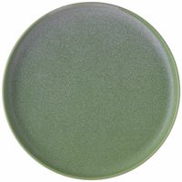 Тарелка керамическая "Old Clay" (210 мм; зелёная)