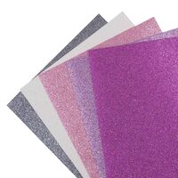 Набор фоамирана с глиттером "Микс" (20х30 см; 5 листов)