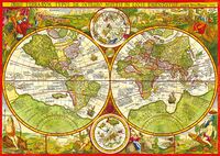 Пазл "Карта мира Планциуса. 1594" (1000 элементов)
