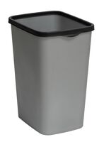 Ведро для мусора "Tandem. С фиксатором" (20 л; серый металлик)