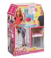 Набор мебели для кукол "Барби. Стол и стулья"