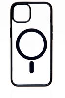 Чехол Case Acrylic MagSafe для iPhone 12 Pro Max (чёрный блистер)