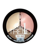 Палетка для скульптурирования лица "Trend To-go Face" тон: 83, холодный персик