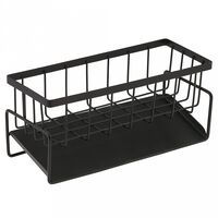 Подставка для губок и моющего средства "Порядок" (черный)