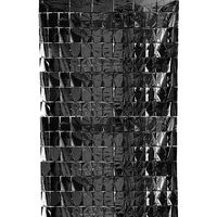 Праздничное украшение растяжка "Шторка для фотозоны" (чёрная)