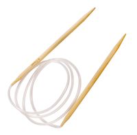 Спицы круговые для вязания (бамбук; 6 мм; 100 см)