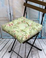 Подушка на стул "Printed" (40х40 см; зелёная)