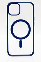 Чехол Case Acrylic MagSafe для iPhone 14 plus (голубой блистер)