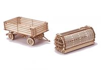 Сборная деревянная модель "Прицепы для трактора"