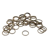 Кольцо соединительное для бижутерии (10 мм; 50 шт.; латунь)