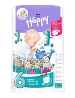 Подгузники "Baby Happy Junior Extra" (16+ кг; 1 шт.)