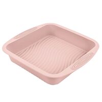 Форма для запекания силиконовая "Darvish DV-H-2132-3" (265х255х50 мм; розовый)