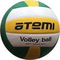 Мяч волейбольный Atemi Leader №5 (жёлто-зелённый)