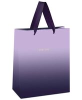 Пакет бумажный подарочный "Duotone. Purple gradient" (14х11х6,5 см)