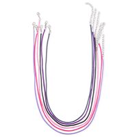 Набор шнурков для украшений (6 шт.; серо-фиолетовый)