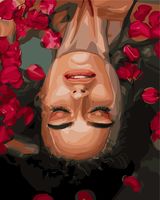 Картина по номерам "Лепестки роз" (400х500 мм)