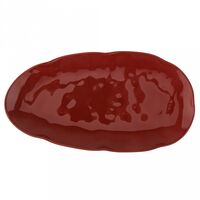 Тарелка мелкая фарфоровая "Роза Джульетта" (293х155х25 мм)