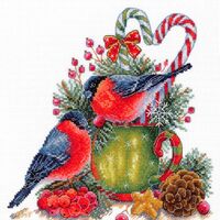 Набор для вышивания "Зимние беседы" (190х190 мм)