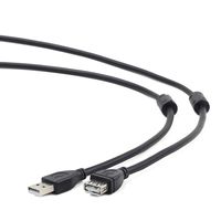Кабель Cablexpert USB2.0 AM-AF (3 м; черный)